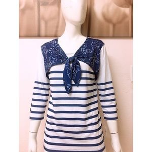 🆕✨ NWT Authentic Disney Nautical Bow Top